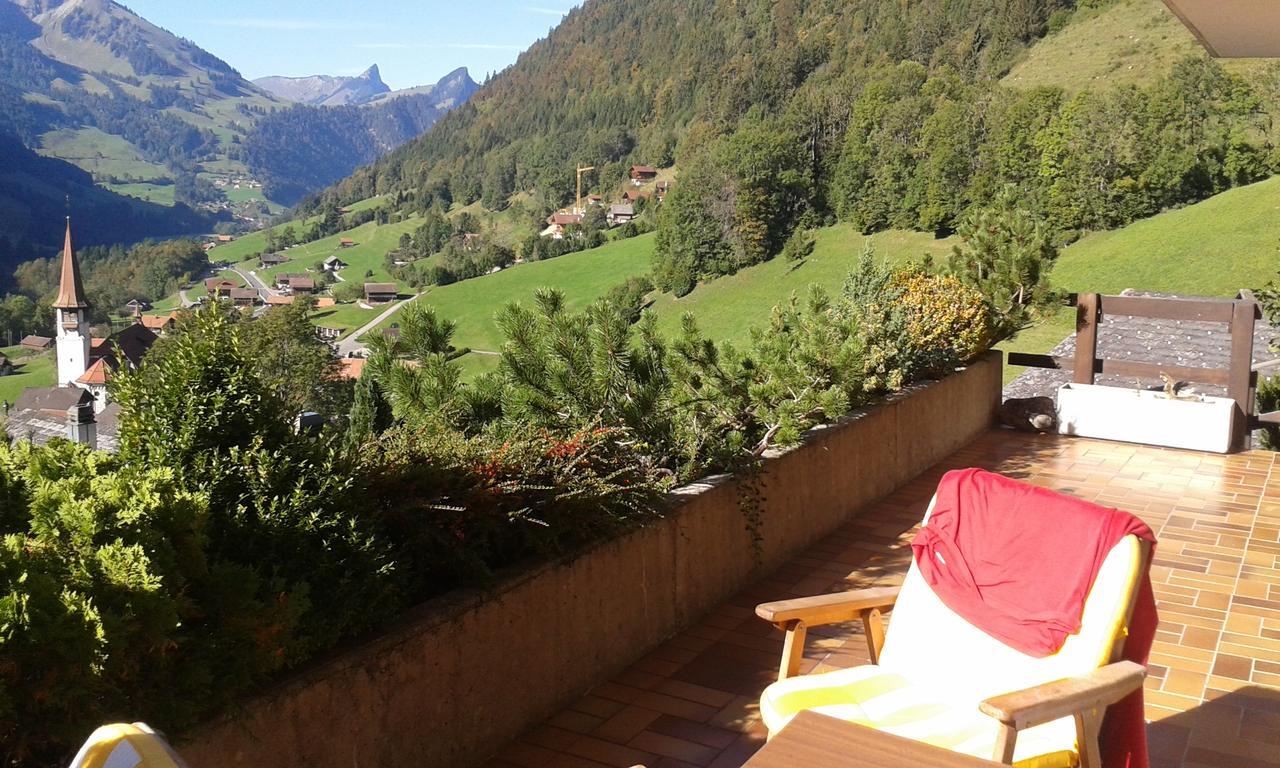 Appartement Chalet Erica à Jaun Extérieur photo